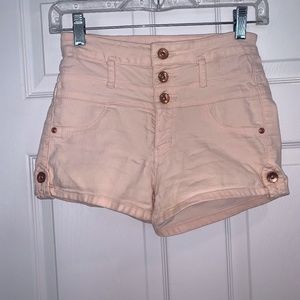 Light Pink denim shorts